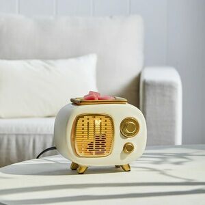 Better Homes & Gardens Full Size Ceramic Fragrance Wax Melt Warmer,Vintage Radio